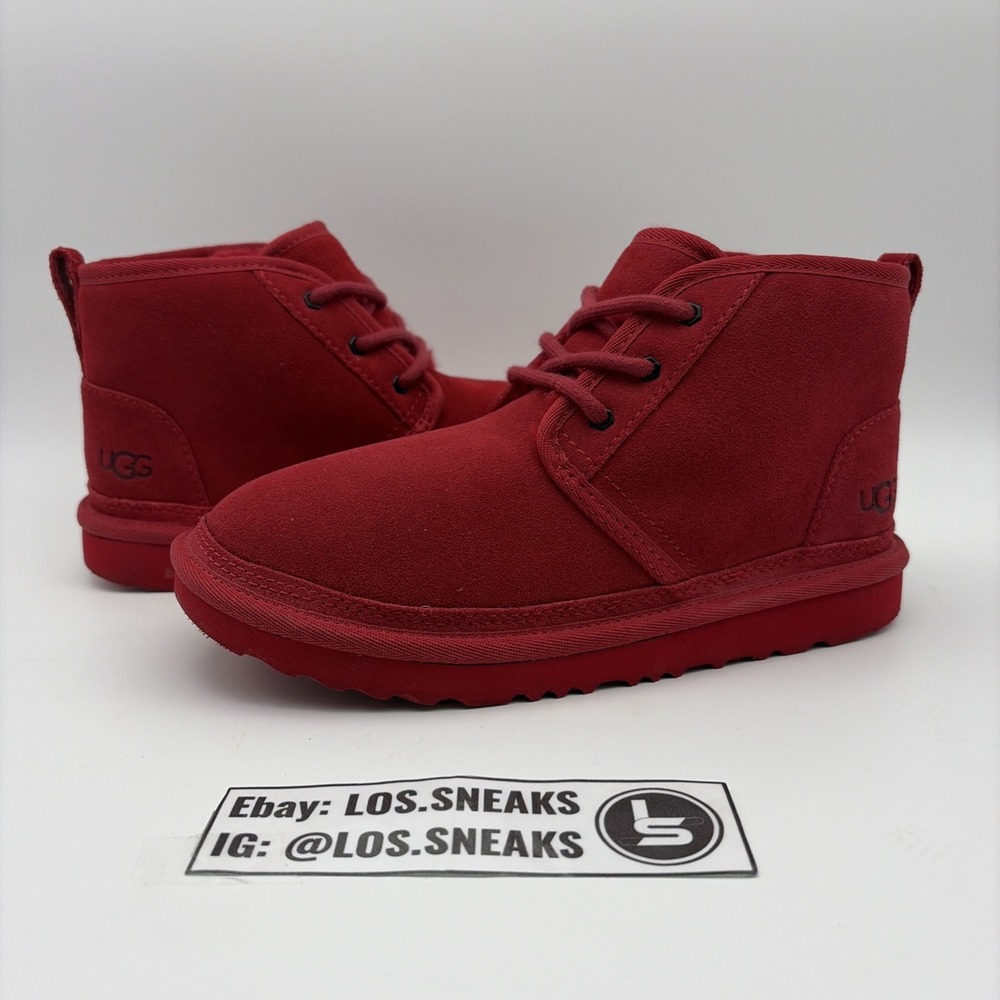 Size 4-Ugg Kids Neumel Red Chukka (1017320K)